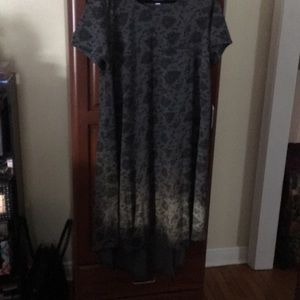 Black flowered Carly dress